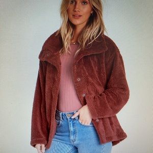 Billabong Cozy Days Jacket Womens Coco Berry